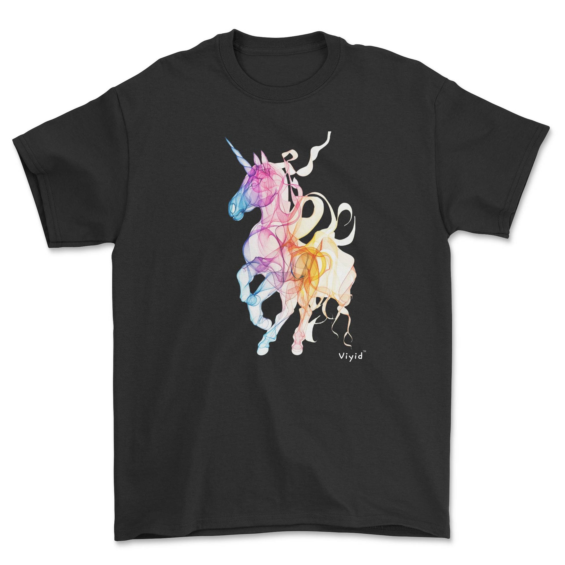 unicorn youth t-shirt black