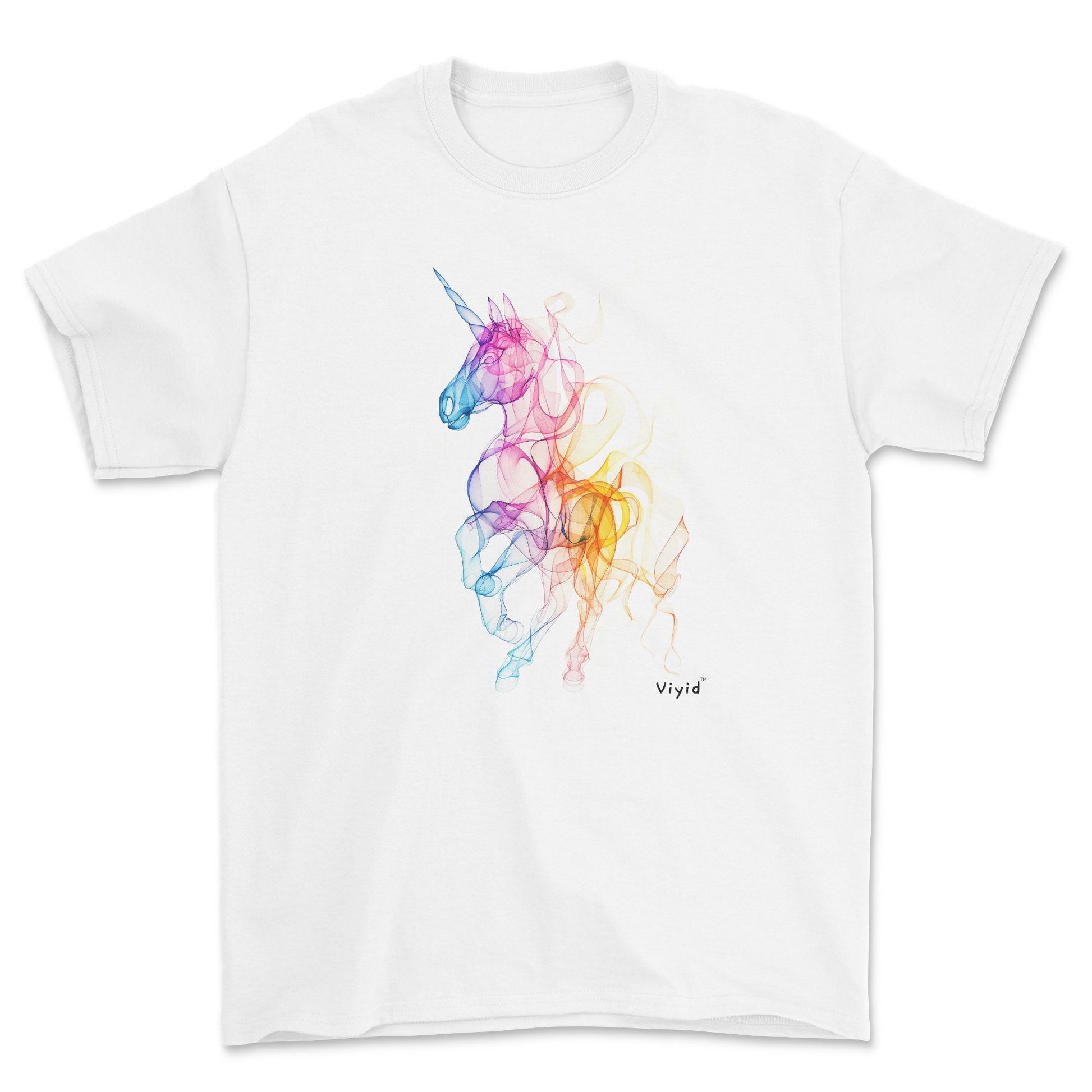 unicorn youth t-shirt white