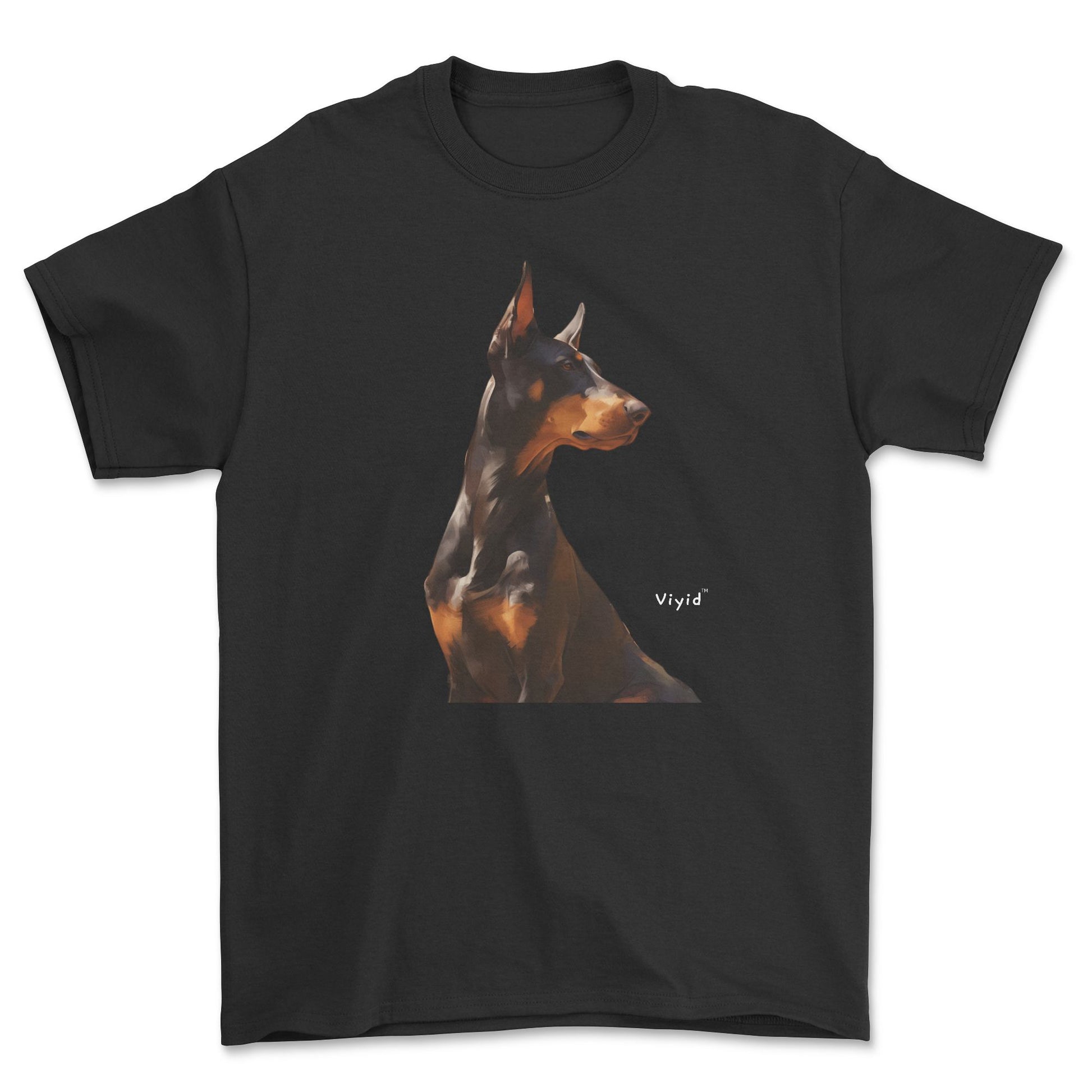 Doberman Pinscher adult t-shirt black