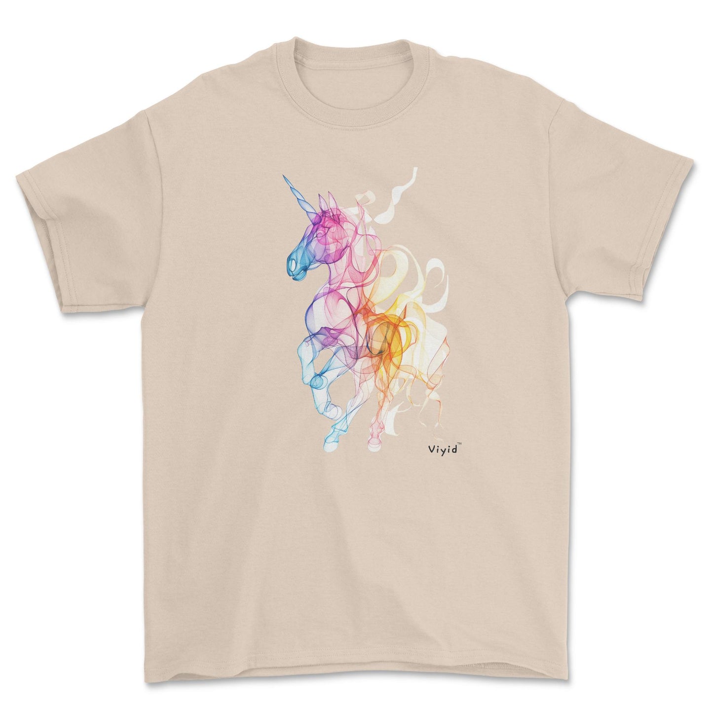 unicorn adult t-shirt sand