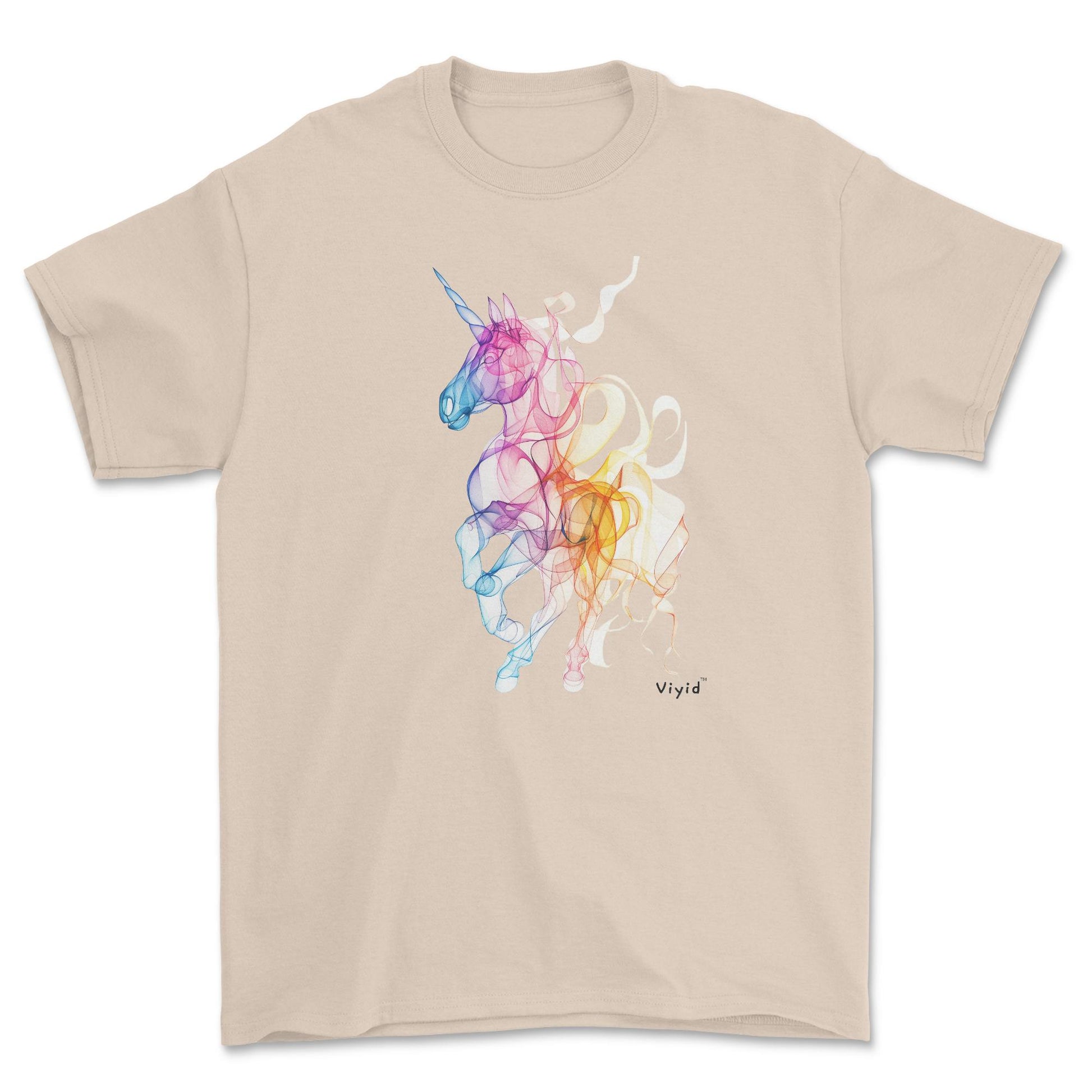 unicorn adult t-shirt sand