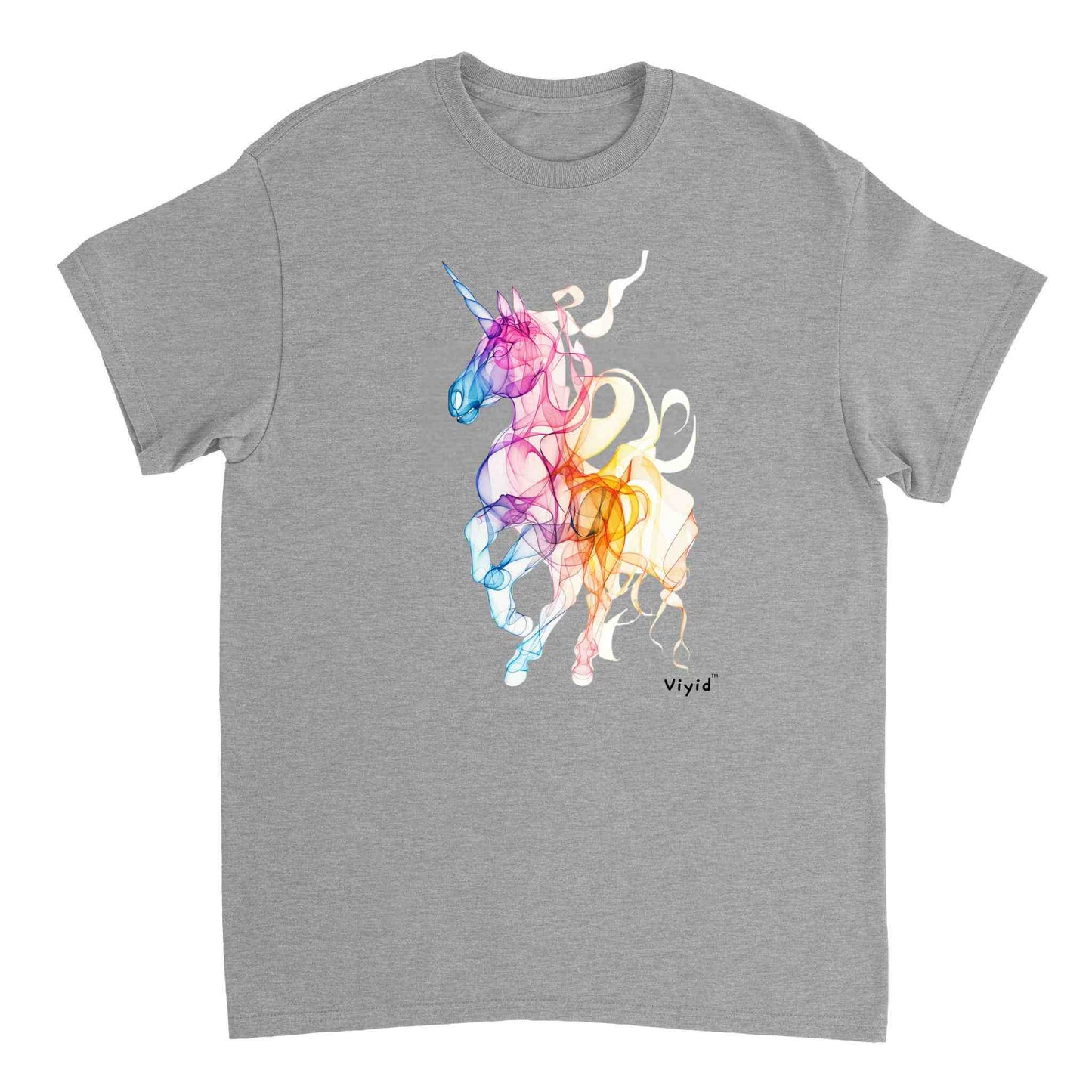 unicorn adult t-shirt sports grey